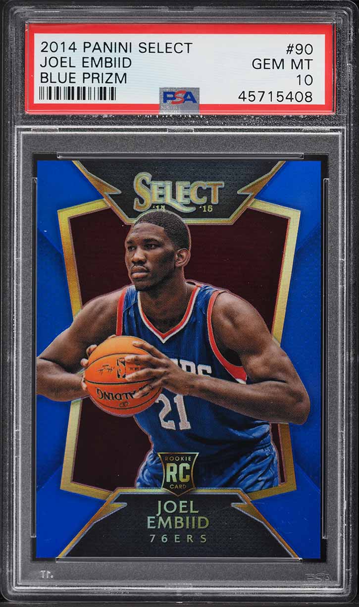 2014 Hoops Joel Embiid ROOKIE #263 PSA 9 MINT on Fanatics Collect
