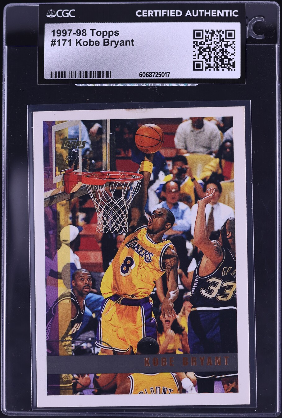 1997 Topps Basketball Kobe Bryant #171 CGC AUTH