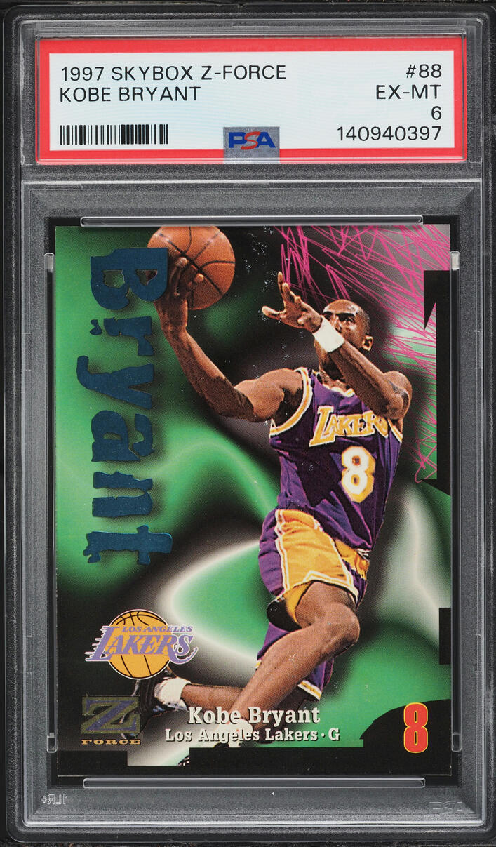 1997 Skybox Z-Force Kobe Bryant #88 PSA 6 EXMT