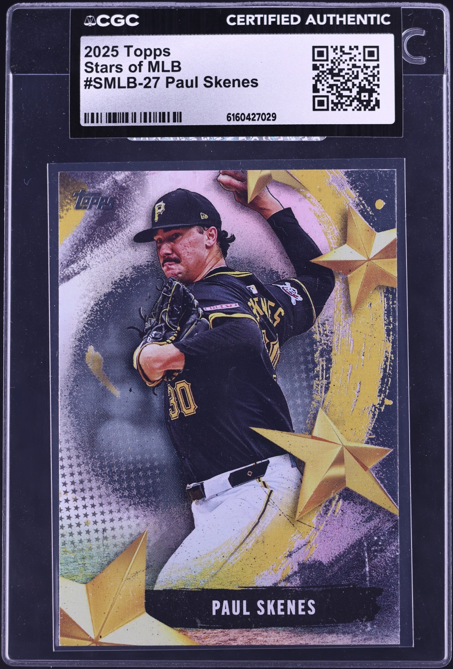 2025 Topps Stars Of MLB Paul Skenes #SMLB-27 CGC AUTH