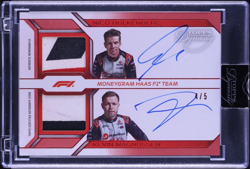 2024 Topps Dynasty Formula 1 F1 Kevin Magnussen PATCH AUTO /5 #DAP