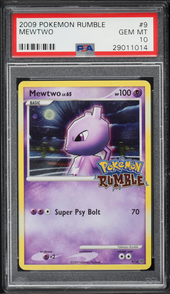 2009 Pokemon Platinum Rumble Mewtwo #9 PSA 10 GEM MINT