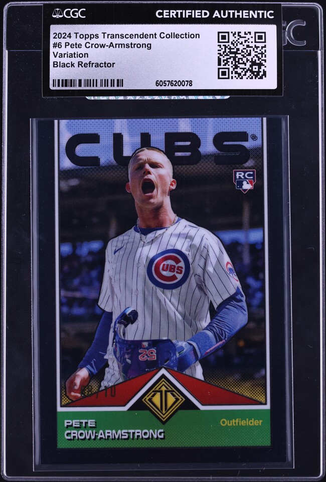 2024 Topps Chrome Cosmic Extraterrestrial Talent Pete Crow