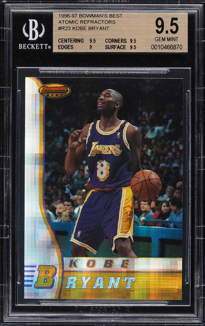 その他 KOBE Bowman's Best Atomic Refractors 1996 Bowman's Best Atomic Refractor Kobe Bryant ROOKIE #R23