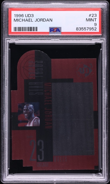 1996 UD3 Star Focus Die-Cut Michael Jordan #23 PSA 9 MINT