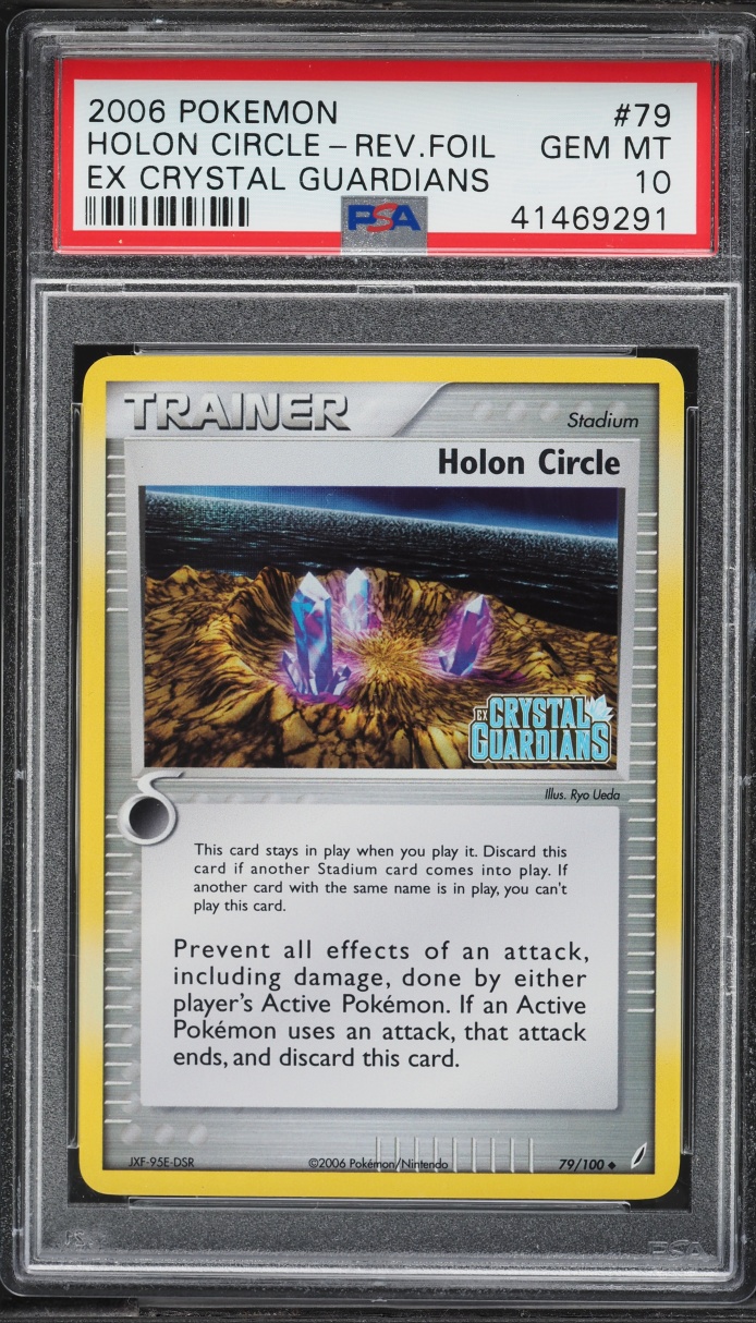2006 Pokemon EX Crystal Guardians Reverse Holo Holon Circle #79 PSA 10 GEM MINT