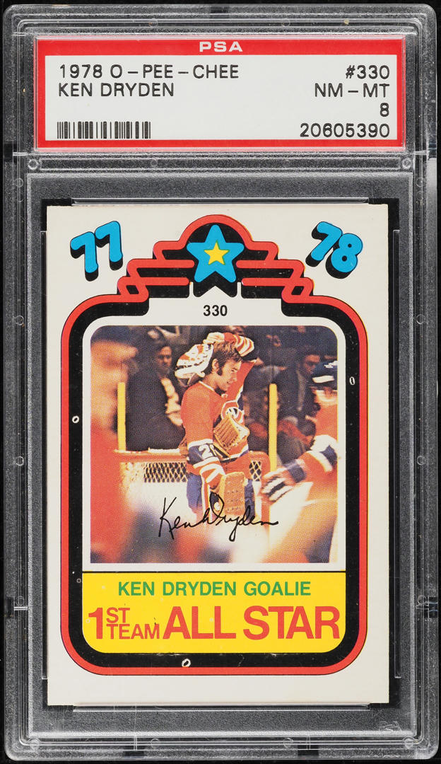 1978 O-Pee-Chee Hockey Ken Dryden #330 PSA 8 NM-MT on Fanatics Collect