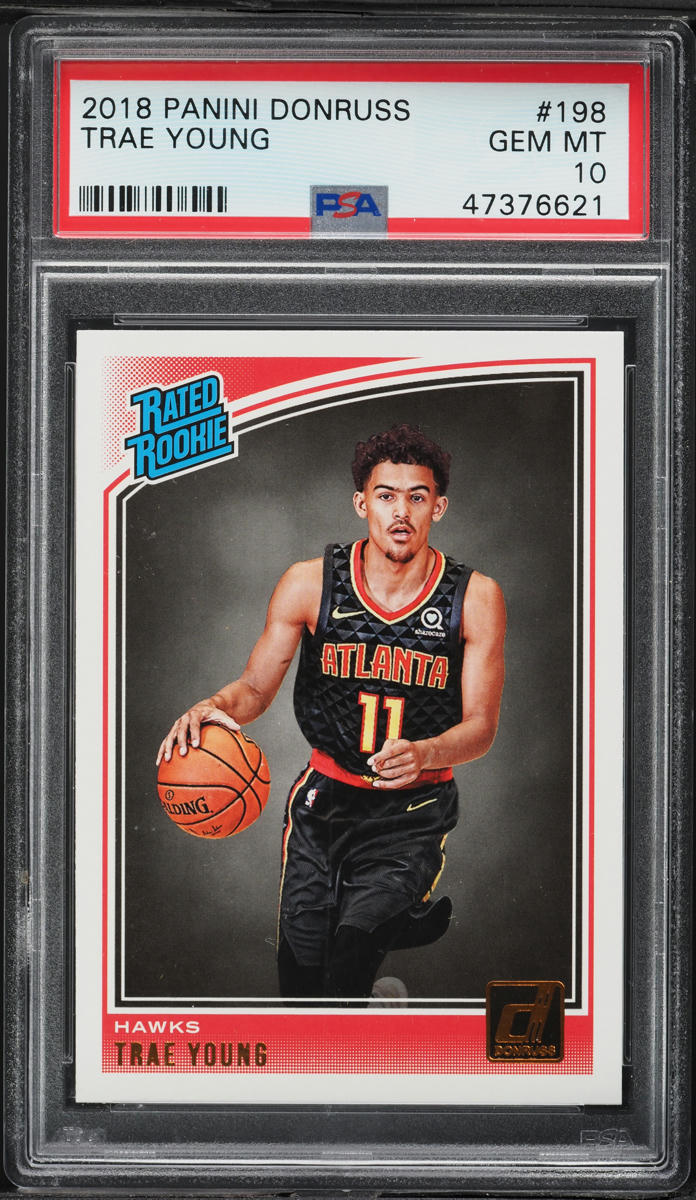 2018 Donruss Basketball Trae Young ROOKIE #198 PSA 10 GEM MINT