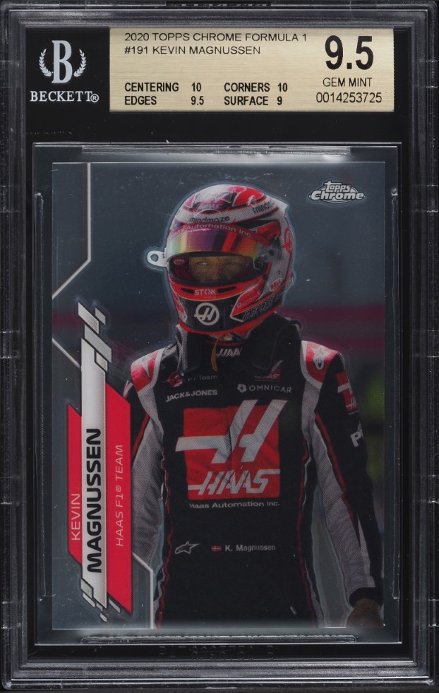 2024 Topps Chrome Formula 1 F1 Green Refractor Kevin Magnussen /99