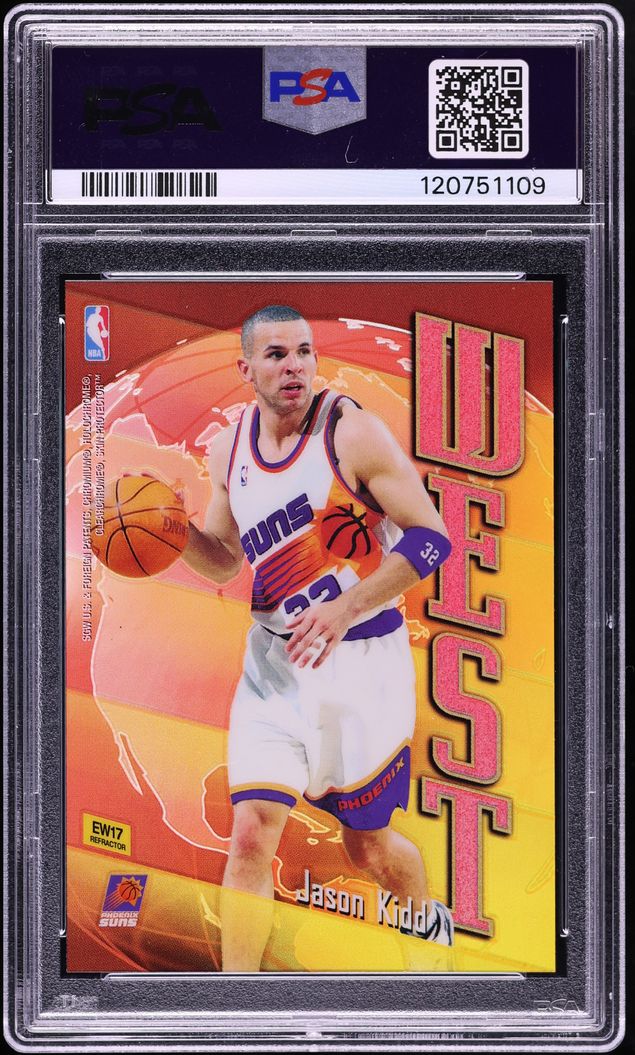 1998 Topps East West Refractor Rod Strickland Jason Kidd #EW17 PSA 10 GEM MINT