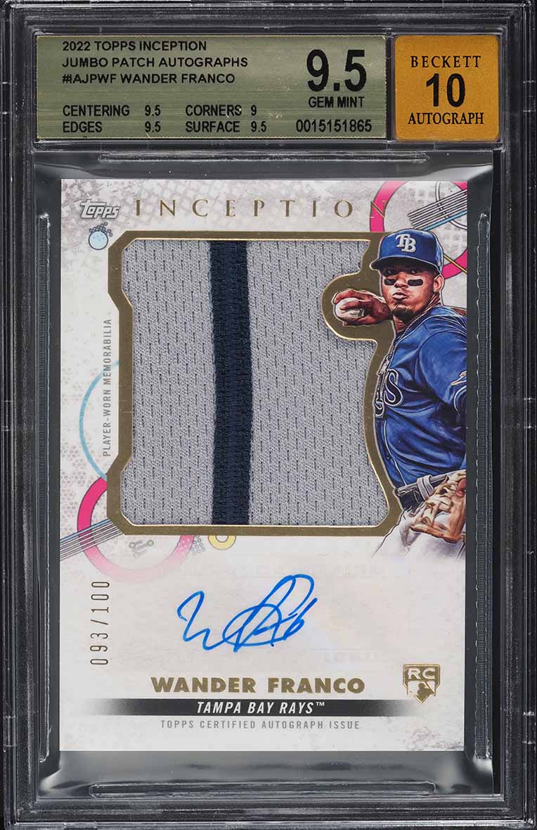 【1枚限定】ANDREW BENINTENDI AUTO PATCH 2017 Topps Inception Autograph Patches #IAPAB Andrew