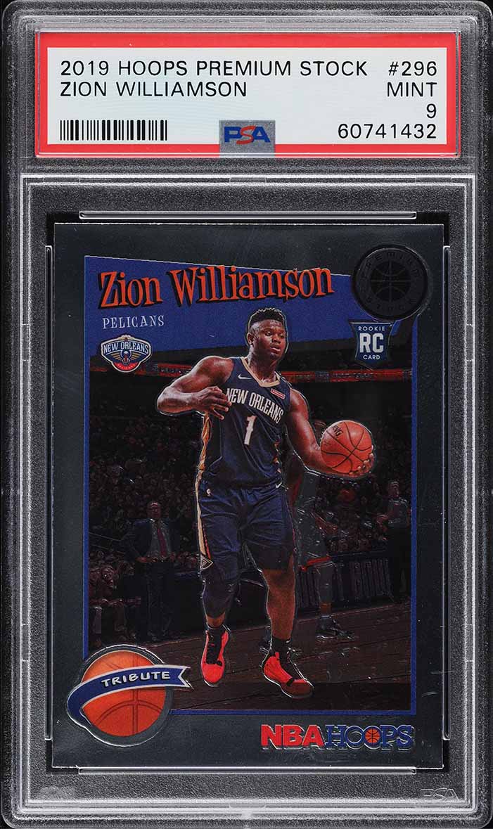 2019 Hoops Premium Stock Pulsar Zion Williamson ROOKIE RC