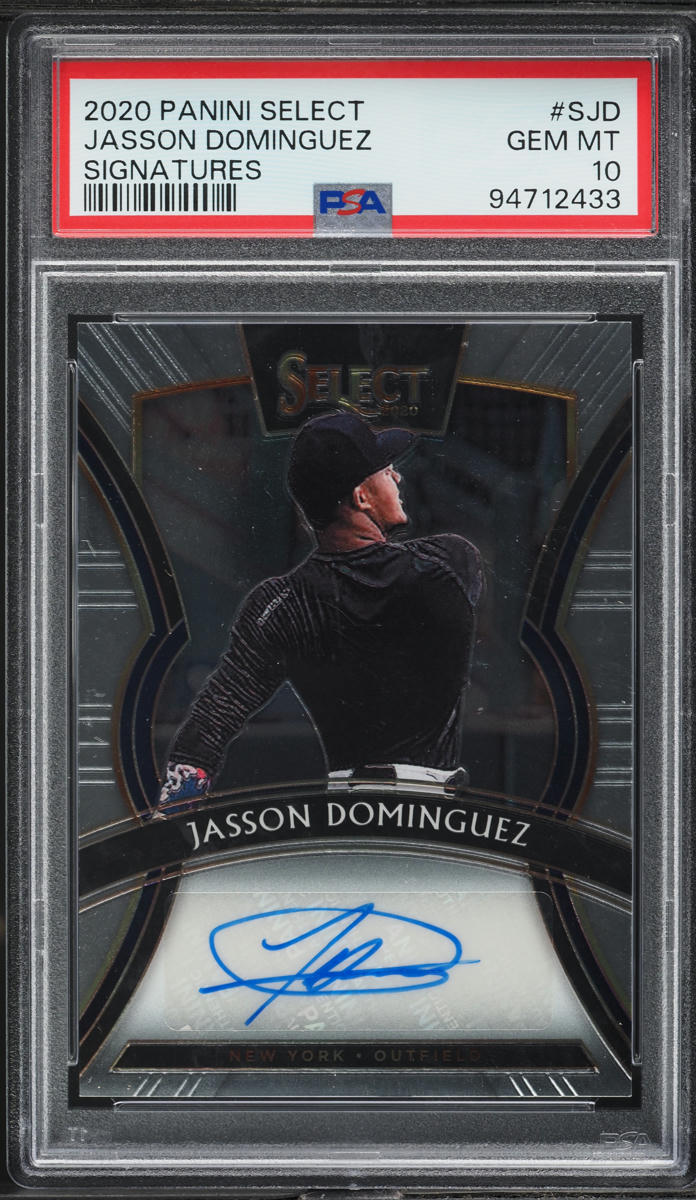 2020 Select Signatures Jasson Dominguez AUTO /149 #SJD PSA 10 GEM MINT