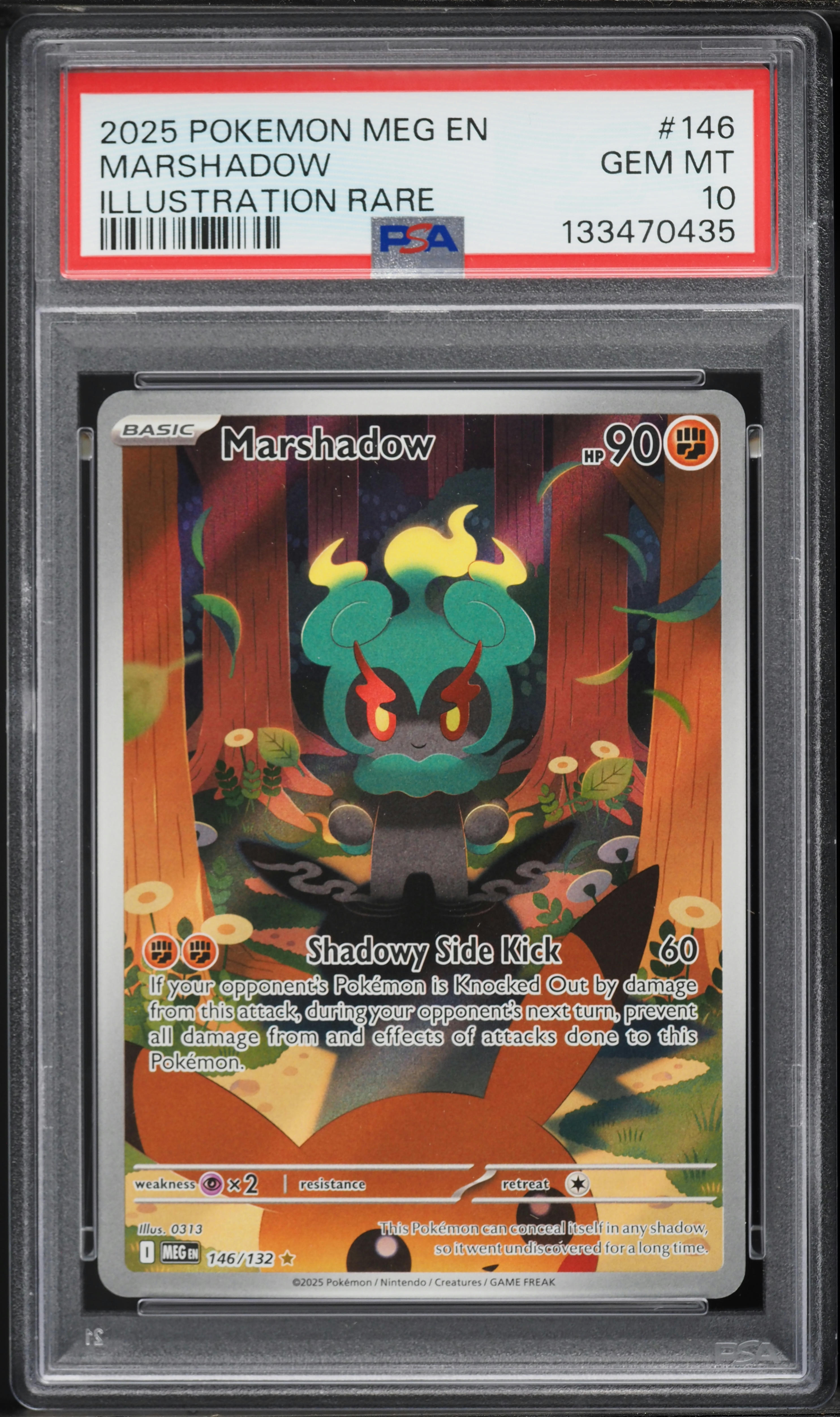 2025 Pokemon Mega Evolution IR Marshadow #146 PSA 10 GEM MINT