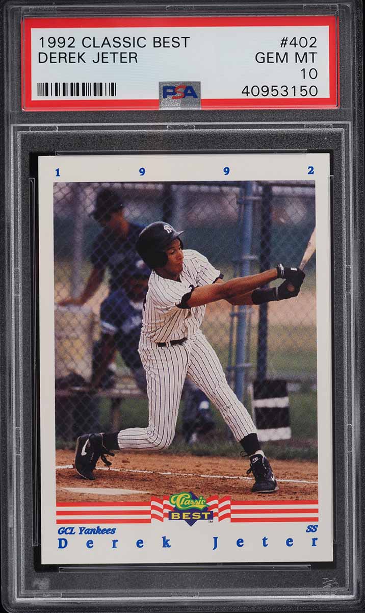 1992 Classic Best Derek Jeter ROOKIE #402 PSA 10 GEM MINT on