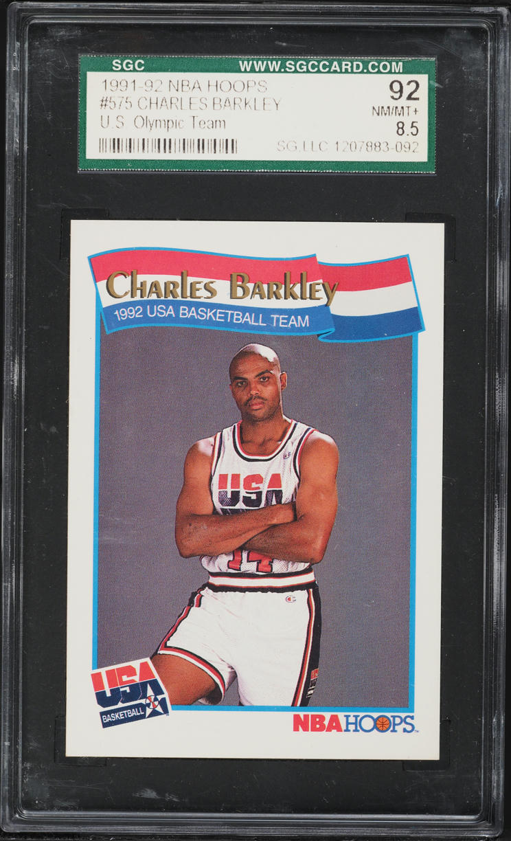 1991 Hoops USA Charles Barkley #575 SGC 8.5 NM-MT+