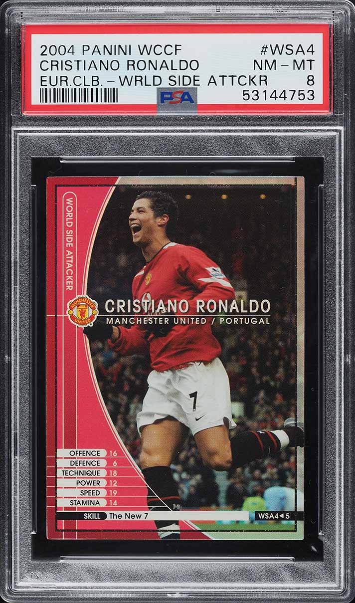 2004 Panini WCCF European Clubs World Side Attacker Cristiano