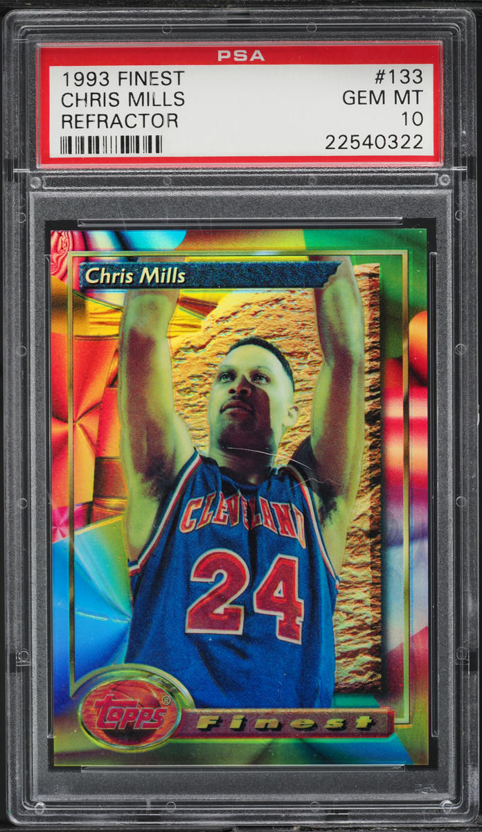 1993 Finest Refractor Chris Mills ROOKIE #133 PSA 10 GEM MINT