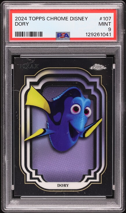 2024 Topps Chrome Disney Superfractor Snow White 1/1 #6 PSA 9 MINT