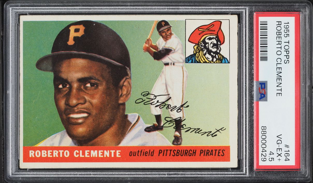 1955 Topps Roberto Clemente ROOKIE #164 PSA 4.5 VGEX+