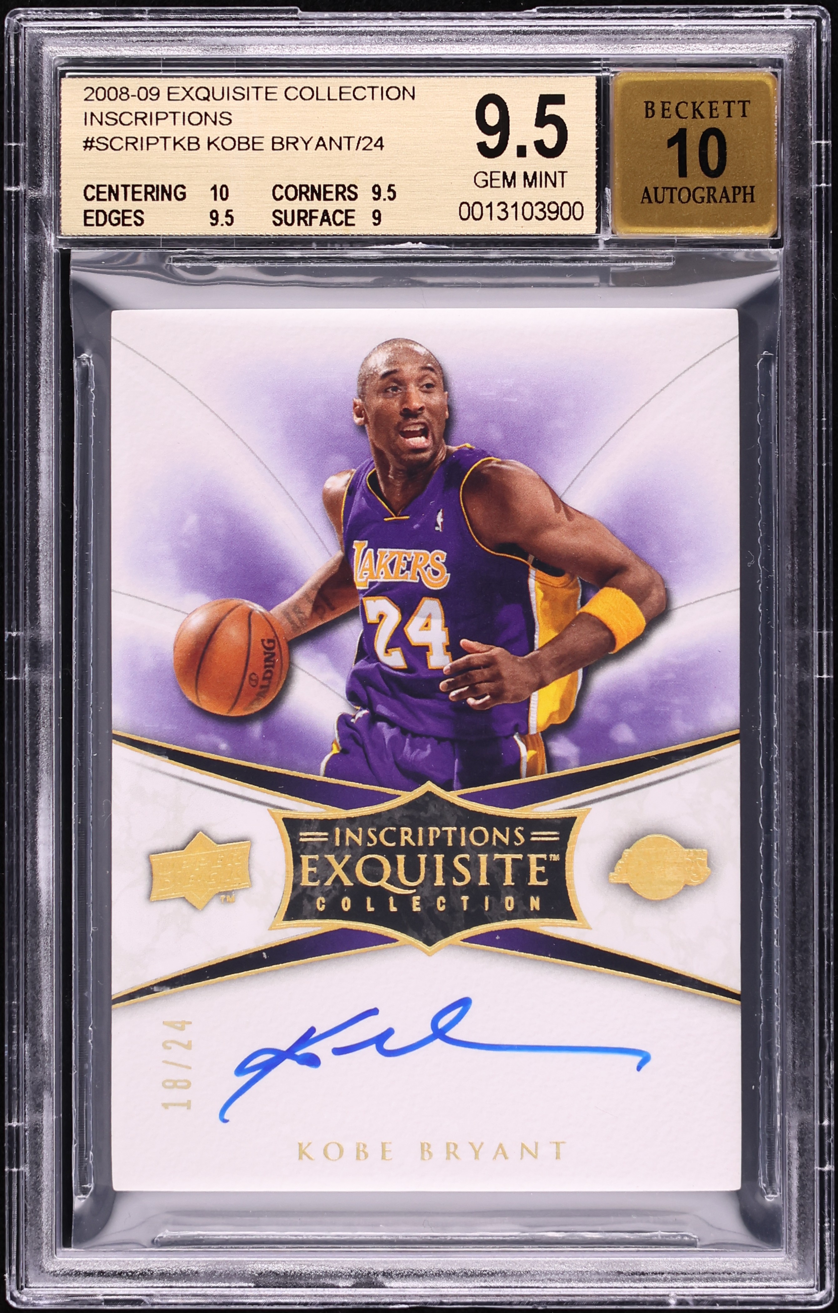 シングルカード KOBE BRYANT 2008 Kobe Bryant 2008 Topps #24 Gold Foil Price Guide - Sports