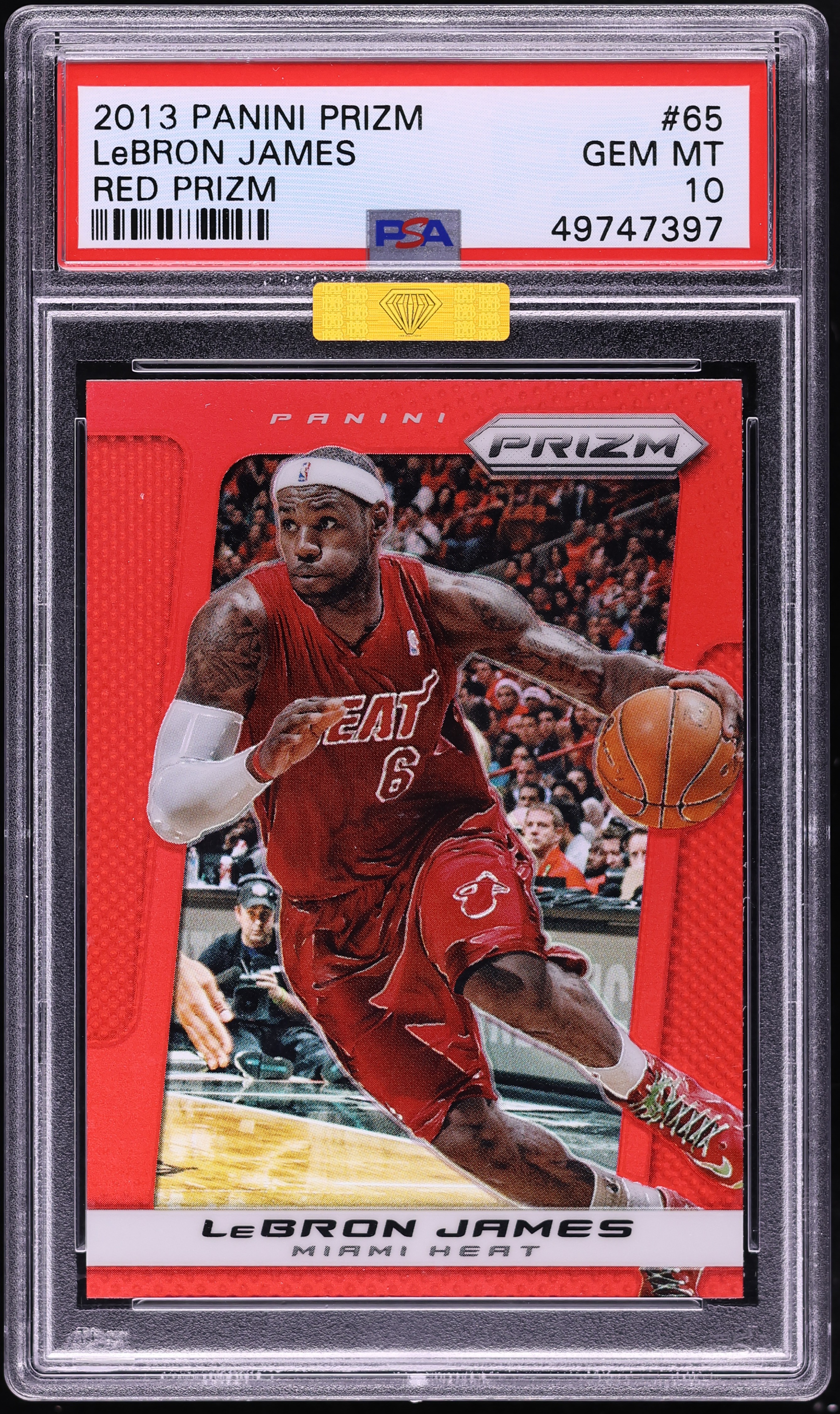 レブロン Prizm LeBron James red ice PSA 10! レブロン Prizm LeBron James red ice PSA 10! レブロン Prizm LeBron