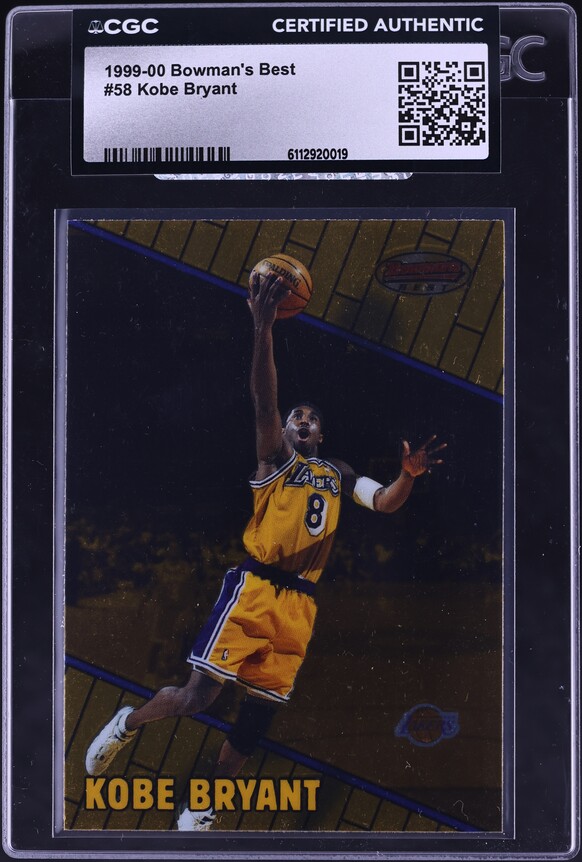 1999 Stadium Club 3X3 Luminous Die-Cut Kobe Bryant #4A PSA 10 GEM