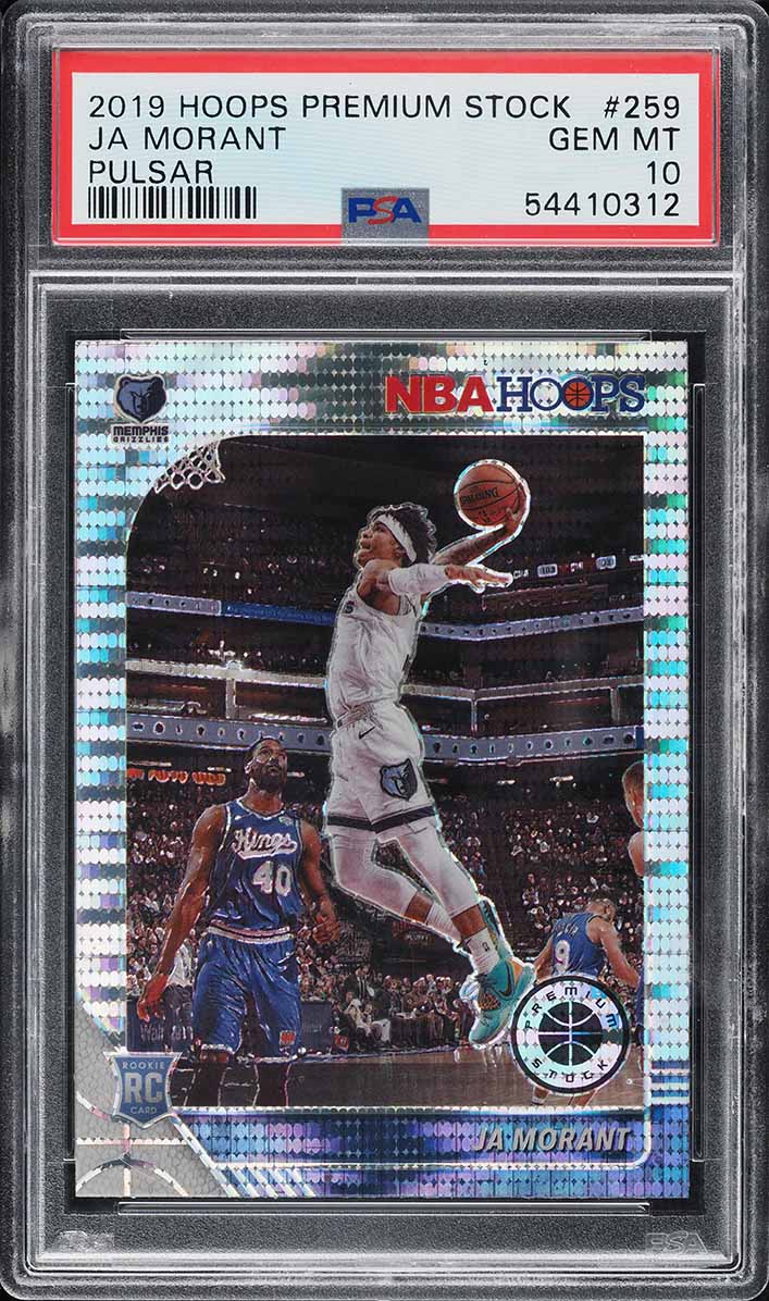 2019 Hoops Premium Stock Pulsar Ja Morant ROOKIE #259 PSA 10 GEM