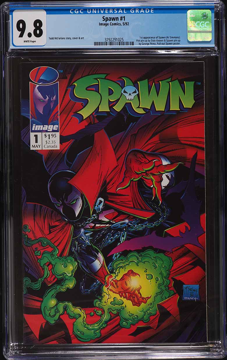 1992 Image Comics Spawn #1 CGC 9.8 MINT+ on Fanatics Collect