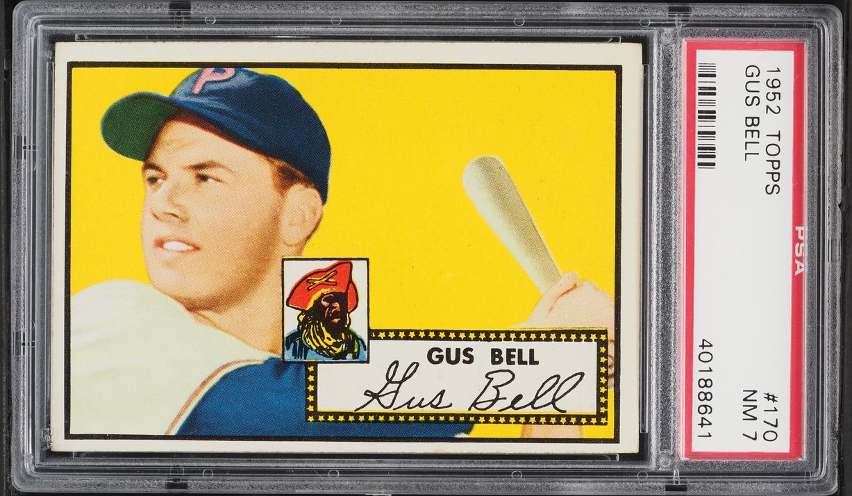 1952 Topps Gus Bell #170 PSA 7 NRMT