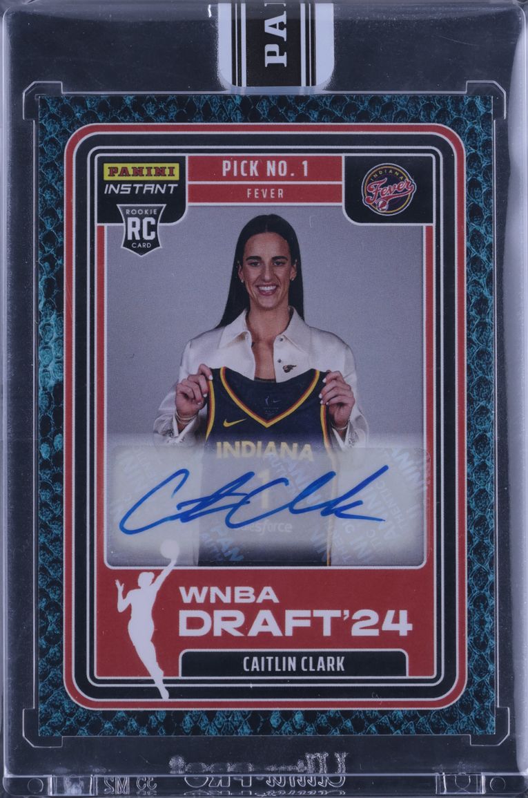 2024 Panini Instant WNBA Draft Blue Viper Caitlin Clark ROOKIE AUTO 1/1 CGC AUTH
