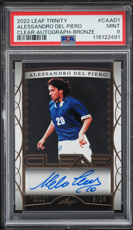 2022 Topps Merlin Chrome UEFA CC Alessandro Del Piero AUTO #AC-ADP