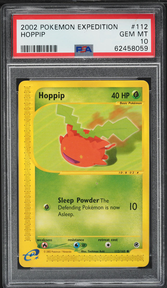2002 Pokemon Expedition Hoppip #112 PSA 10 GEM MINT