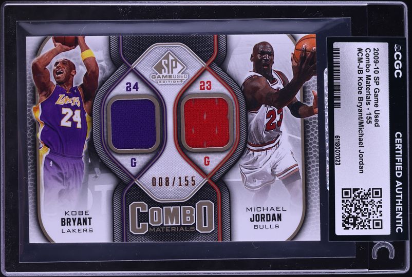 2004 SP Signature Edition Dual Kobe Bryant & Michael Jordan AUTO
