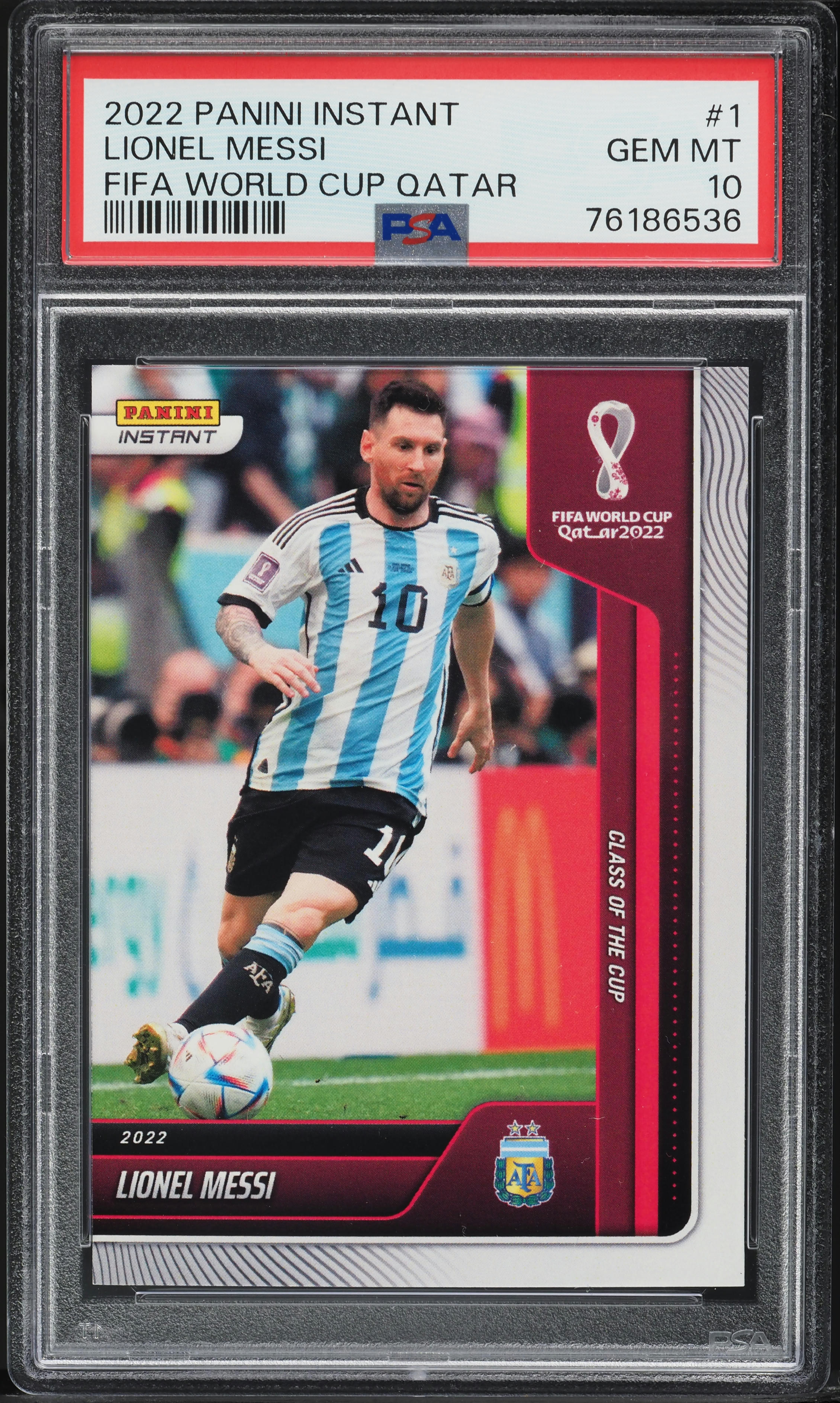 その他 FIFA World Cup 2022 Lionel Messi PSA10 Amazon.com: Lionel Messi 2022 Panini Prizm World Cup Qatar