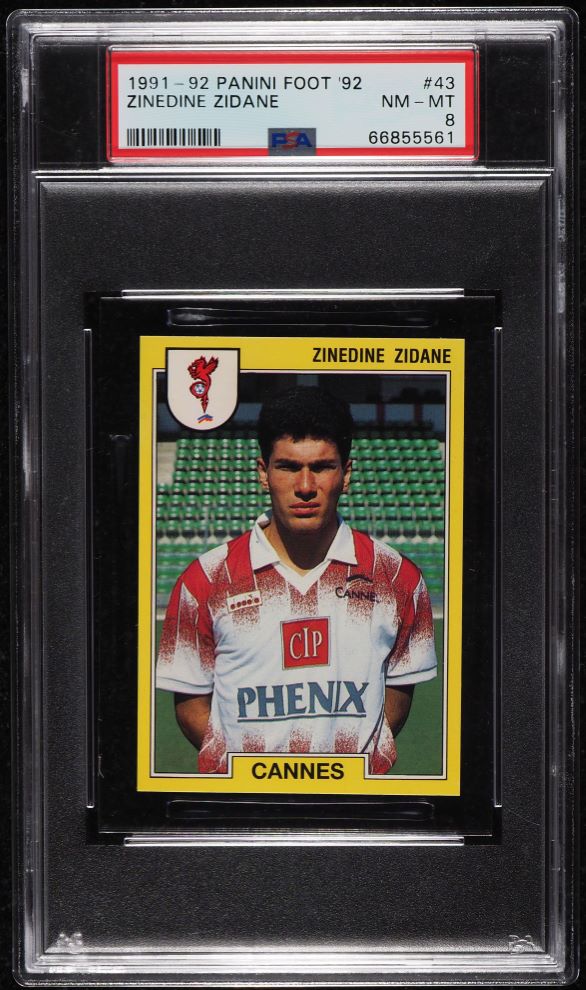 【鑑定済】ジダン　ボルドー　1995 Panini U.N.F.P. 鑑定済】ジダン ボルドー 1995 Panini U.N.F.P. 1995-96 Panini