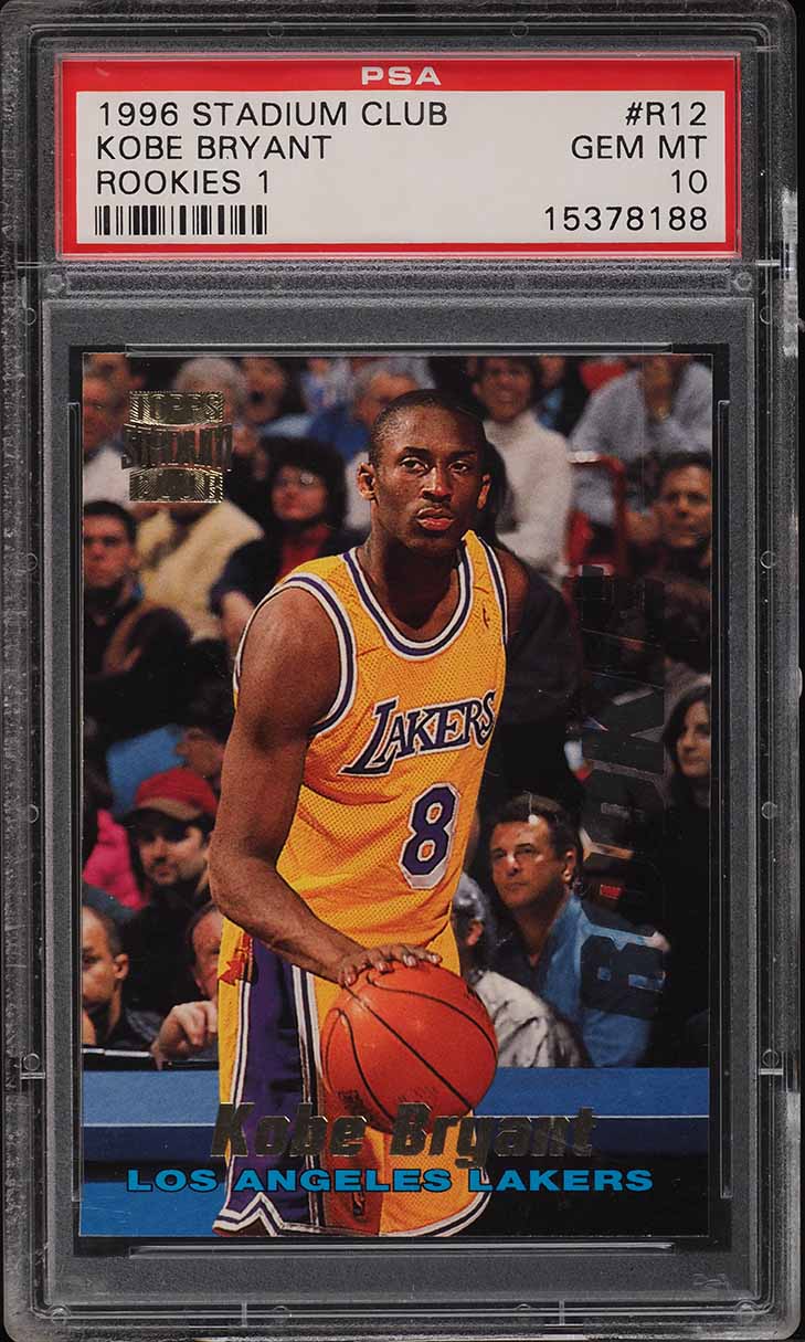 1996 Skybox E-X2000 Star Date 2000 Kobe Bryant ROOKIE #3 PSA 9