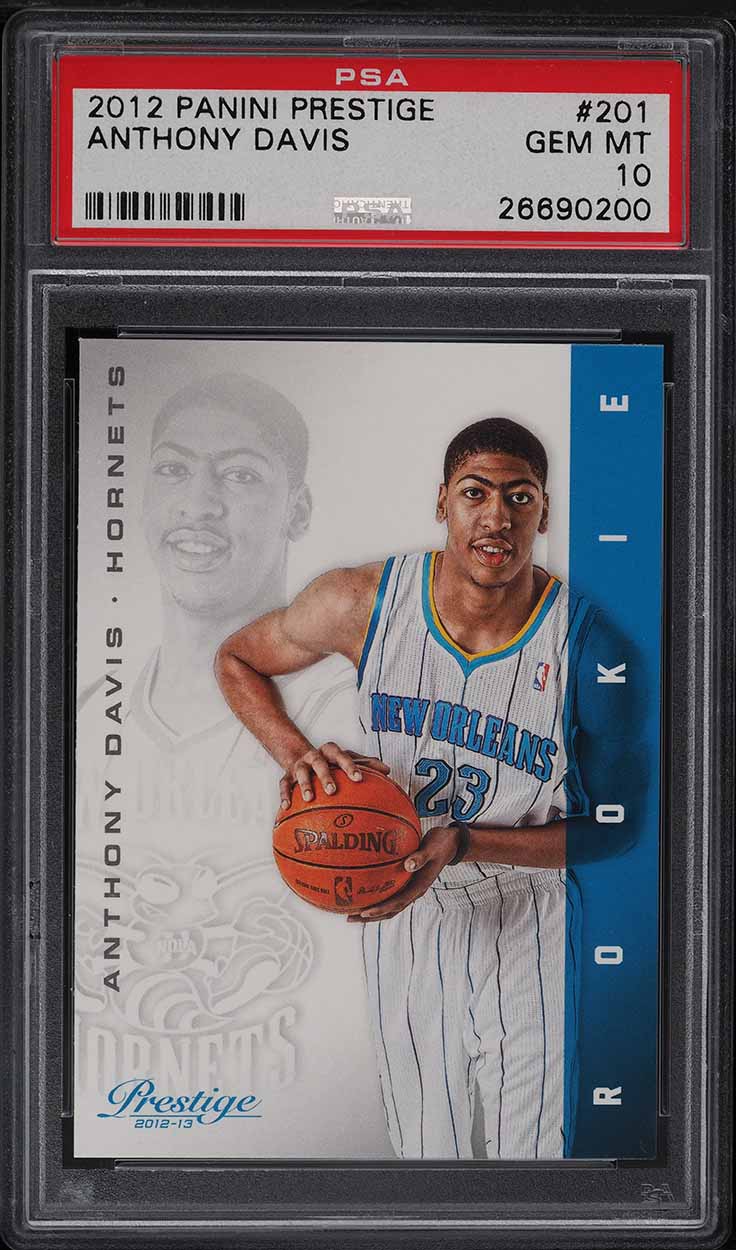 2012 Panini Prestige Anthony Davis ROOKIE #201 PSA 10 GEM MINT