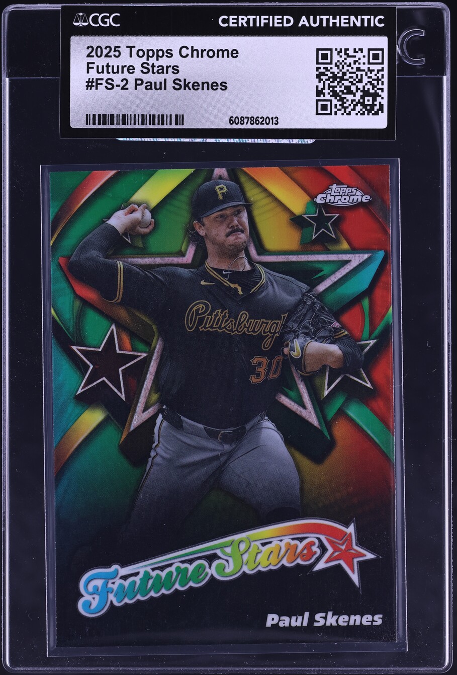 2025 Topps Chrome Future Stars Paul Skenes #FS-2 CGC AUTH