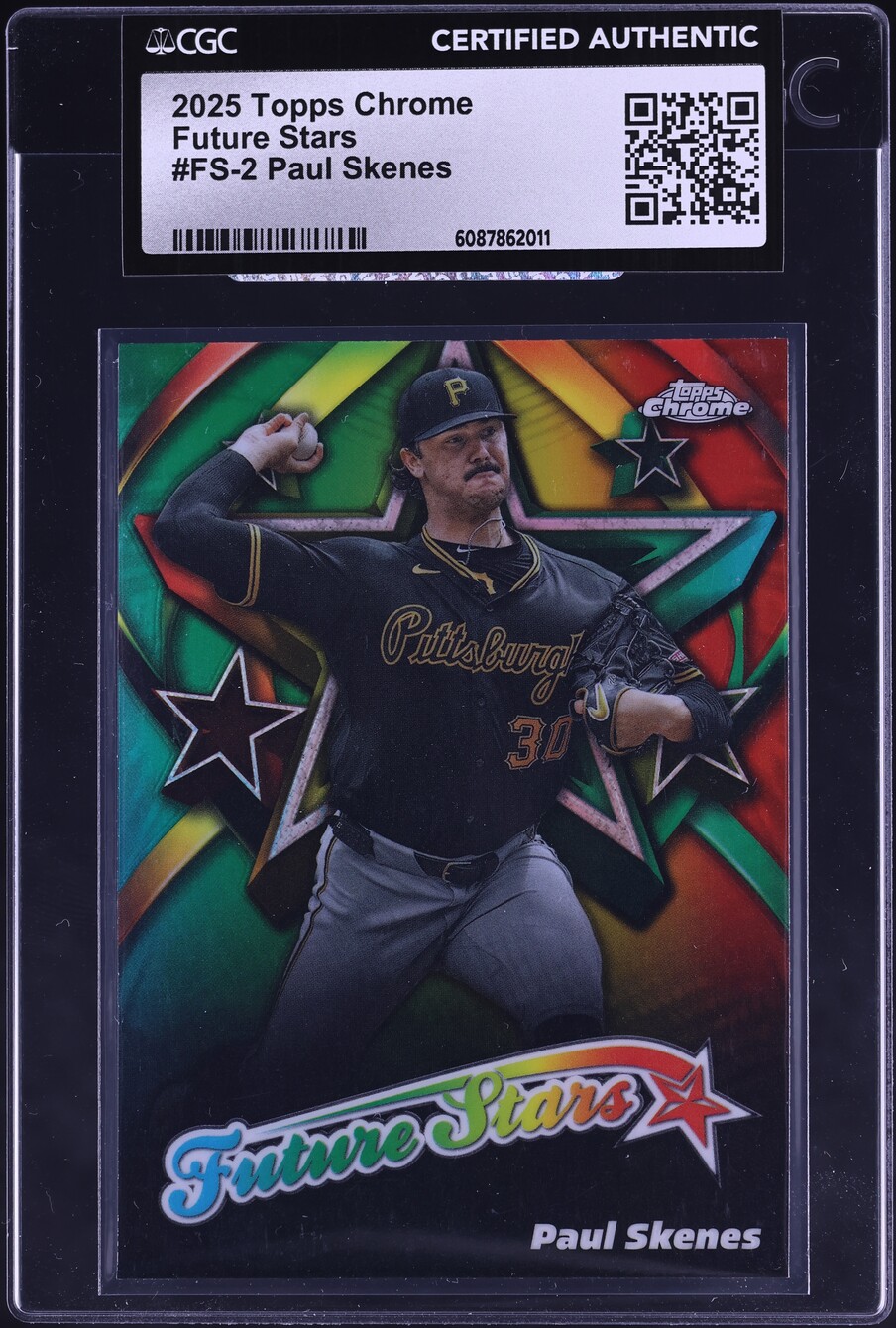 2025 Topps Chrome Future Stars Paul Skenes #FS-2 CGC AUTH