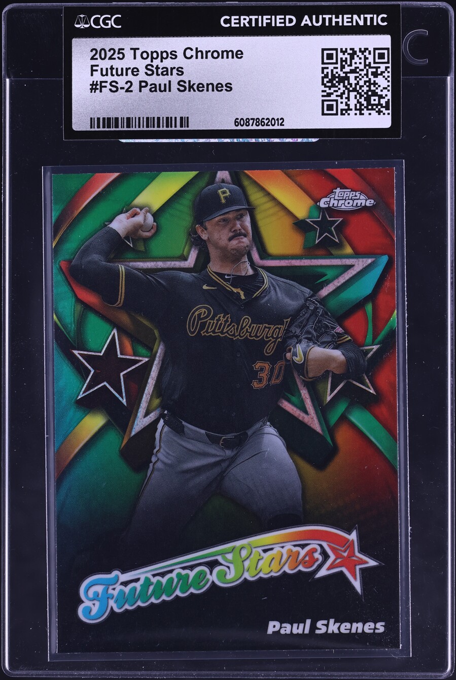 2025 Topps Chrome Future Stars Paul Skenes #FS-2 CGC AUTH
