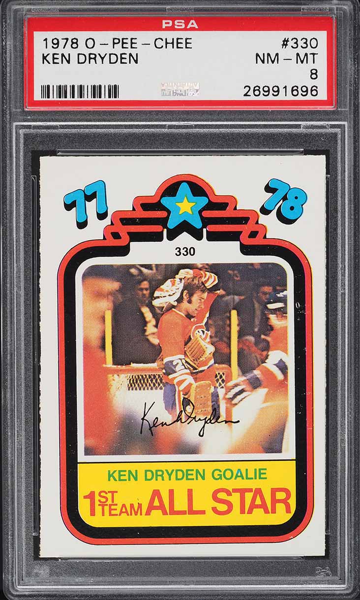 1978 O-Pee-Chee Hockey Ken Dryden #330 PSA 8 NM-MT on Fanatics Collect