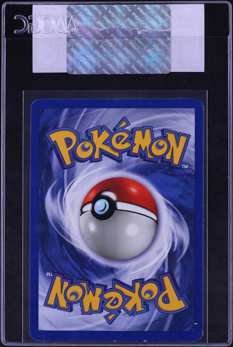 2000 Pokemon Team Rocket 1st Edition Rattata #66 CGC AUTH