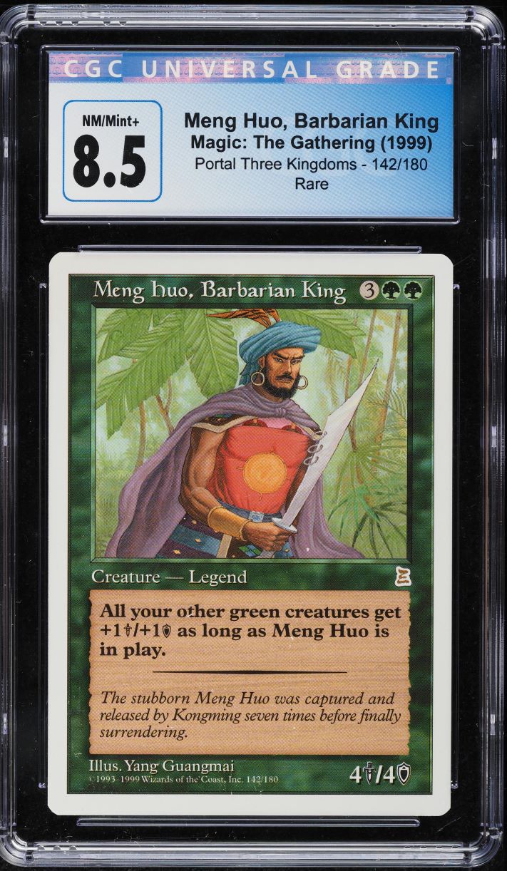 1999 Magic The Gathering Portal Three Kingdoms Meng Huo, Barbarian