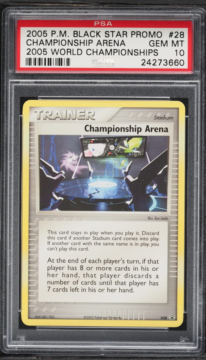 2005 Pokemon Black Star Promo World Championship Arena #28 PSA 10 GEM MINT