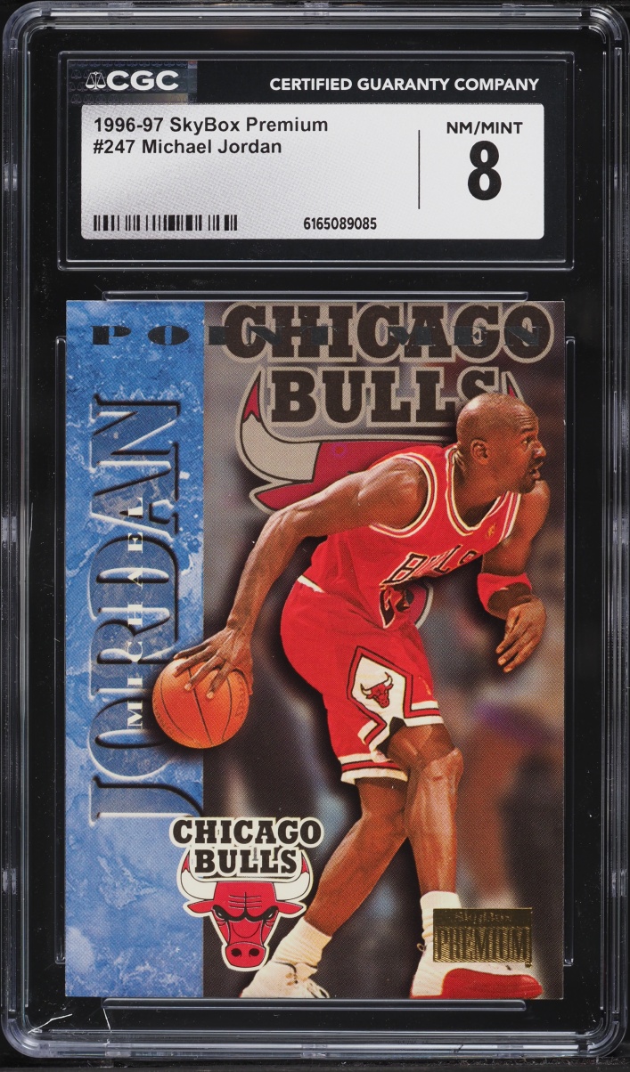 1996 Skybox Premium Michael Jordan #247 CGC 8 NM-MT