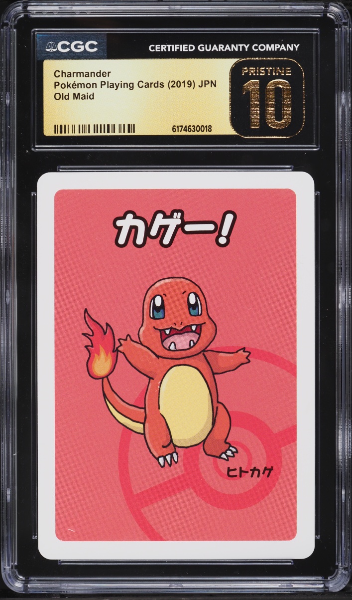 2019 Pokemon Japanese Playing Cards Old Maid Charmander CGC 10 Pristine