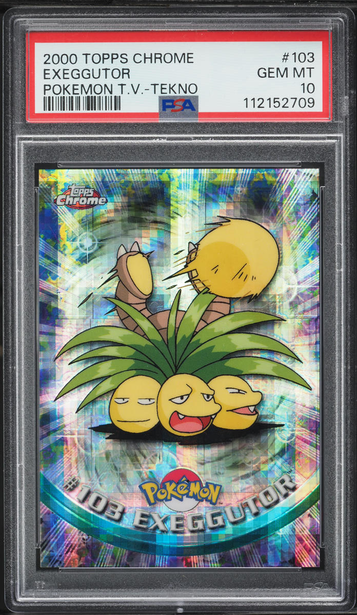2000 Topps Chrome Pokemon Series 2 Tekno Exeggutor #103 PSA 10 GEM MINT