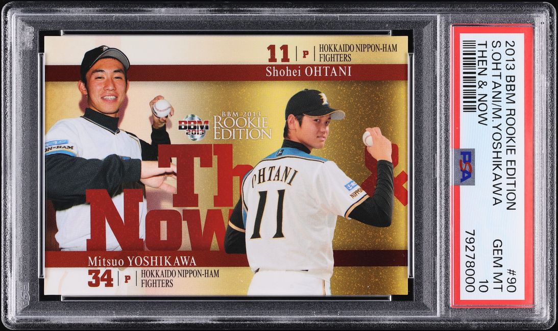 シ*ン様 BBM 2013 ROOKIE EDITION 2枚セット 日本ハム 2013 BBM Japan Edition Then & Now Yoshikawa Shohei Ohtani ROOKIE