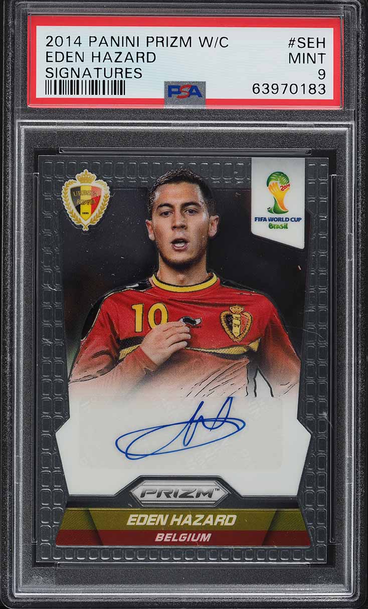 2014 Panini Prizm World Cup Signatures Eden Hazard AUTO #S